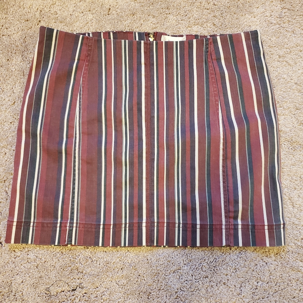 Altar'd State striped mini skirt, sz M